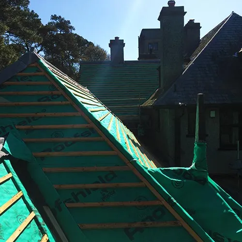 Completed re-roof by Chimney Geeks